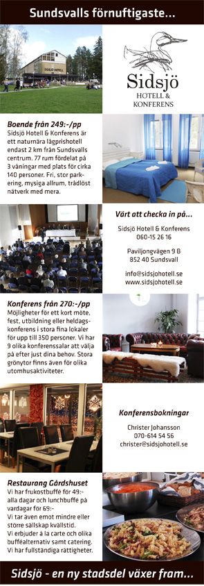Infoblad fr Sidsj Hotell & Konferens