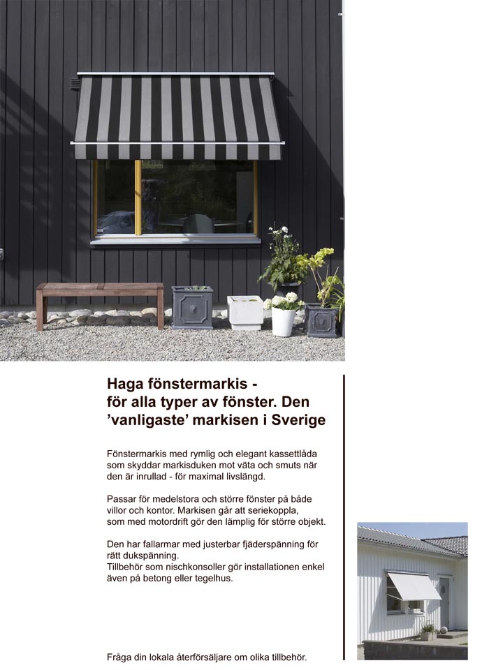 Produktblad Haga Markis fr AMA Norrland